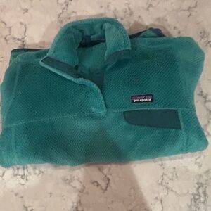 Patagonia Teal Fleece Sweatshirt